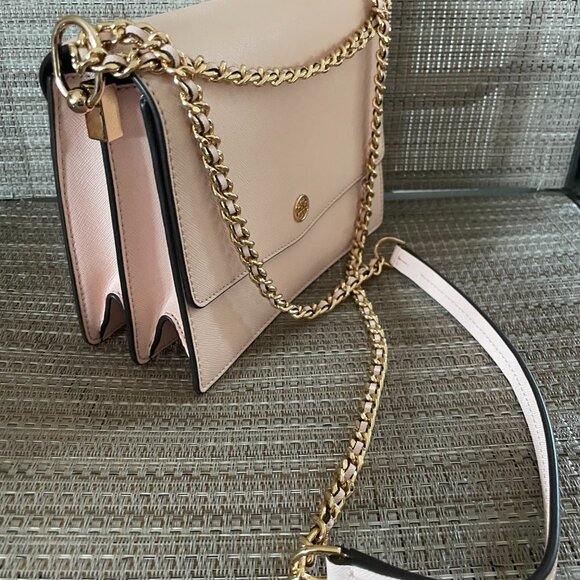 Tory Burch Robinson Leather Convertible Shoulder Bag - Picture 5 of 7